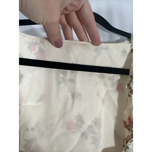 NWD $218 Reformation [ 6 ] Alaina Floral Cutout Flitter Sleeve Mini‎ Dress 6333 - Picture 16 of 16